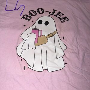 Pink Boo-Jee Ghost Graphic Tee